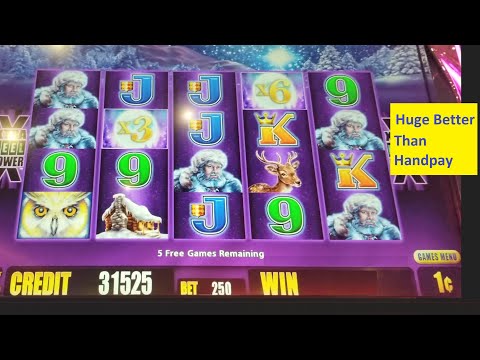 Huge Better Than Handpay Win!! Timber Wolf Deluxe Original Slot