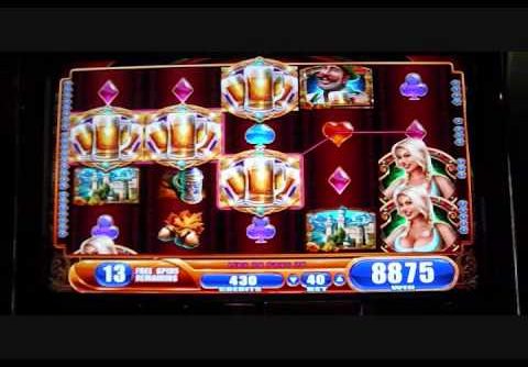 Bier Haus BIG WIN! Slot Bonus Round – 4 Perfectly Locked Wilds – The Rio