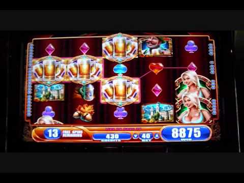 Bier Haus BIG WIN! Slot Bonus Round – 4 Perfectly Locked Wilds – The Rio