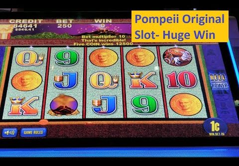 Huge Win $$ Max Bet on Pompeii Original Slot