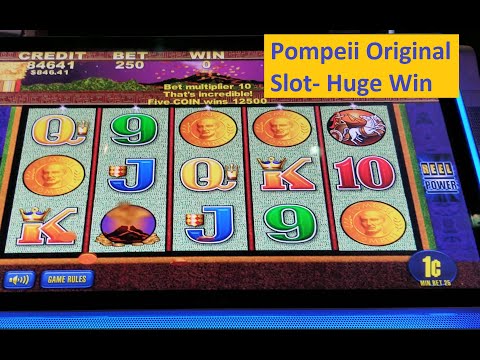 Huge Win $$ Max Bet on Pompeii Original Slot