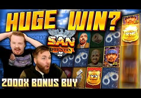 SUPER BIG WIN on San Quentin xWays! (2000x Bonus Buy)