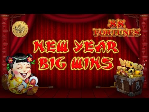 $$ Huge Win $$ JACKPOT $$ – 88 fortunes – Slot Machine Bonus