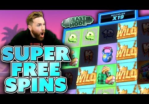 Super Free Spins triggered on Beast Mode – BIG WIN!