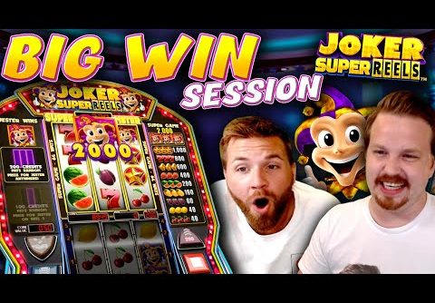 Big win session in Joker Super Reels