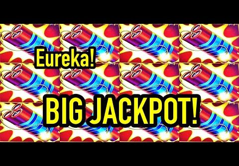 ANOTHER BIG JACKPOT HANDPAY: EUREKA SLOT + ultra mega hot link wins!