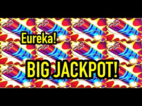 ANOTHER BIG JACKPOT HANDPAY: EUREKA SLOT + ultra mega hot link wins!