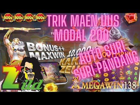 SLOT GACOR HARI INI || TRIK ZEUS MODAL 200 || MEGAWIN 138