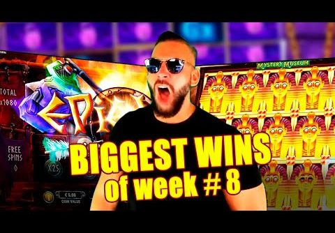 DEUCEACE! New Insane Win 500.000€ on MYSTERY MUSEUM slot – Top 5 Biggest Wins of week #8