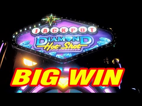 Diamond Hot Shot BIG WIN Slot Machine Bonus
