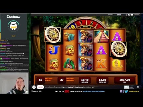 HUGE WIN on Montezuma Slot – £3 bet