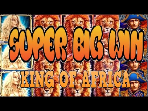 *** SUPER BIG WIN *** KING OF AFRICA **** WMS SLOTS MACHINES ***