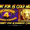 Hunt For 15 Gold Heads!  Episode #48 on Wonder 4 Spinning Fortunes Slot Machine with 5 Bonuses!