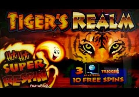 😺 GRRRR!  BIG WIN on TIGER’S REALM SLOT MACHINE POKIE + FORTUNES OF THE ORIENT – PECHANGA