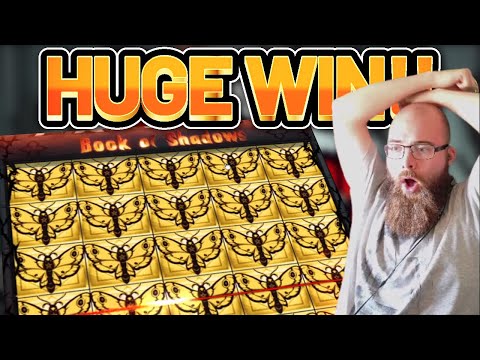 HUGE WIN! BOOK OF SHADOWS BIG WIN –  Online Slots from Casinodaddy LIVE STREAM