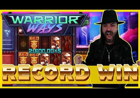 ROSHTEIN RECORD WIN ON WARRIORS WAYS!! NEW HACKSAW GAME