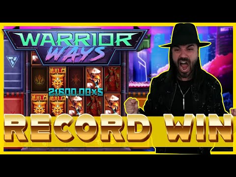 ROSHTEIN RECORD WIN ON WARRIORS WAYS!! NEW HACKSAW GAME