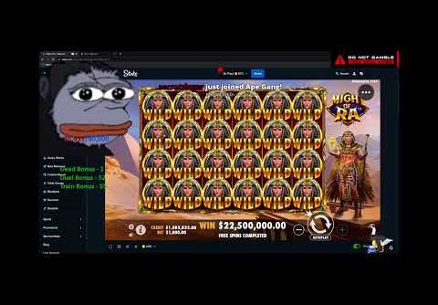 TRAINWRECKSTV HITS JACKPOT 22.5 MILLION WIN!! BIGGEST SLOT WIN EVER!! (WORLD RECORD)