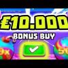 MY BIGGEST SWEET BONANZA 🍭 SLOT WIN EVER 😱 OMG €10.000 BONUS BUYS‼️ *** MEGA BIG WINS ***