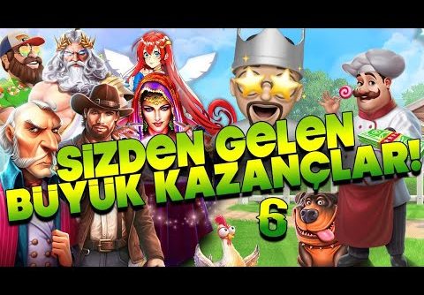 SLOT OYUNLARI SİZDEN GELENLER ⚡  REKOR BİG WİN 6 #slot #slotoyunları #casino