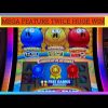 HUGE WIN MEGA FEATURE RICH LITTLE PIGGES AT BEAU RIVAGE CASINO BILOXI MS