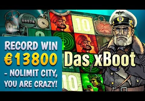 DAS xBOOT RECORD WIN €13800 – 🤯NOLIMIT CITY, YOU ARE CRAZY!