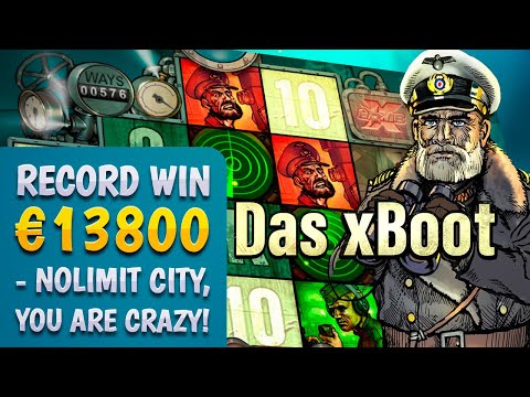 DAS xBOOT RECORD WIN €13800 – 🤯NOLIMIT CITY, YOU ARE CRAZY!