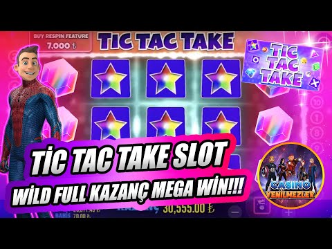 Tic Tac Take Slot | Wild FULL Kazanç Mega Win!!! [Slot Karma Club] #Slot #TicTacTake #Casino