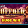 RARE WHEEL BONUS! Buffalo Instant Hit Slot – HUGE WIN SESSION!