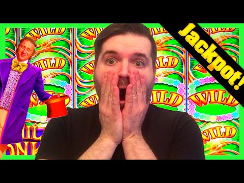 JACKPOT HAND PAY On NEW Willy Wonka Slot Machine! HUGE WIN!