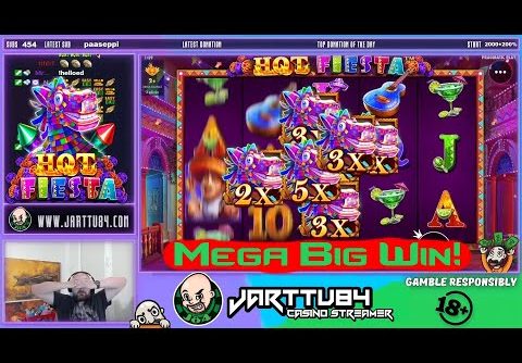 15 Spins!! Mega Big Win From Hot Fiesta Slot!!