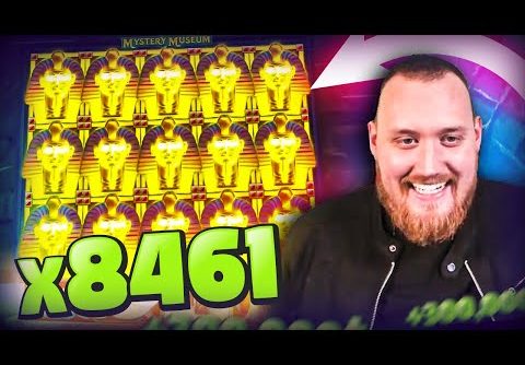 Streamer Crazy Epic Win x8461 on Mystery Museum slot – TOP 5 Biggest wins of the week