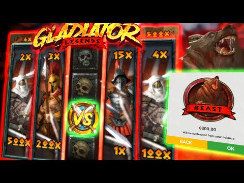 *NEW* Gladiator Legends Slot BIG WIN ⚔️ SUPER BONUS *BUY*