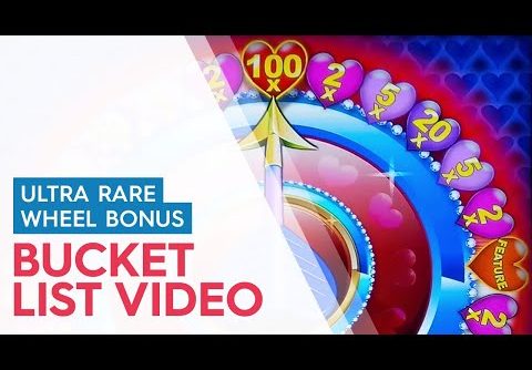 ULTRA RARE WHEEL BONUSES! More More Hearts Slot – HUGE WIN, AWESOME!