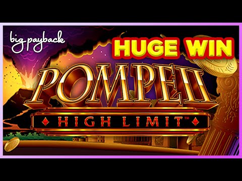 Pompeii High Limit Slot – HUGE WIN BONUS!