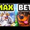 GATES OF OLYMPUS ⚡️ & THE DOG HOUSE 🐶 SLOT EPIC MAX BET COMEBACK OMG‼️ *** MEGA BIG WINS ***