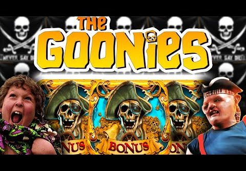 THE GOONIES 😱 SLOT BIG WIN MAX BET BONUS HUNT 🔥 CAN WE GAMBLE UP TO THE BEST PAYING FEATURE⁉️