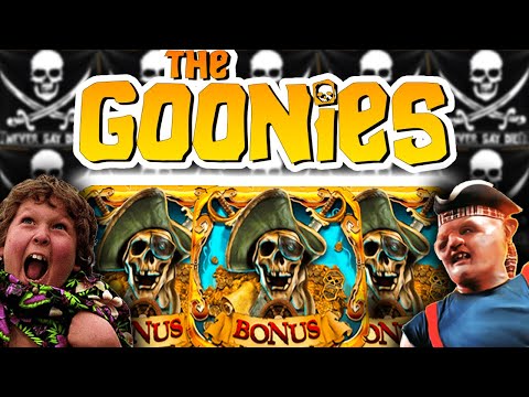 THE GOONIES 😱 SLOT BIG WIN MAX BET BONUS HUNT 🔥 CAN WE GAMBLE UP TO THE BEST PAYING FEATURE⁉️