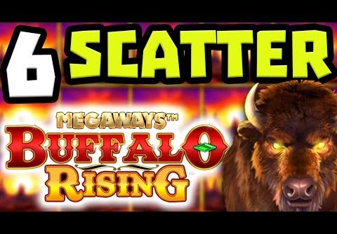 BUFFALO RISING MEGAWAYS 🔥 SLOT 6 SCATTER BONUS 😱 MASSIVE COMEBACK OMG‼️ *** MEGA BIG WINS ***