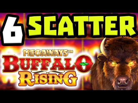 BUFFALO RISING MEGAWAYS 🔥 SLOT 6 SCATTER BONUS 😱 MASSIVE COMEBACK OMG‼️ *** MEGA BIG WINS ***