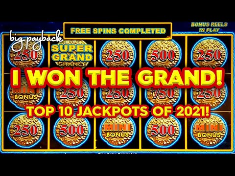 WINNING THE GRAND! Top 10 MOST EXCITING Slot Jackpots 2021 – THIS IS WHY WE WATCH!