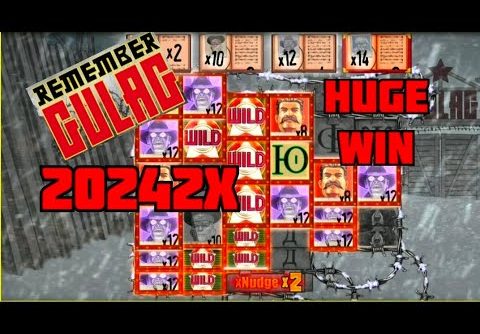 20242X Huge Win🤑 Nolimit City New Slot 🔥 Remember GULAG Slot Big Win Today