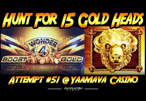 Hunt For 15 Gold Heads! Episode #51 in Wonder 4 Boost Gold:Buffalo! It’s Darkest Before the Dawn!
