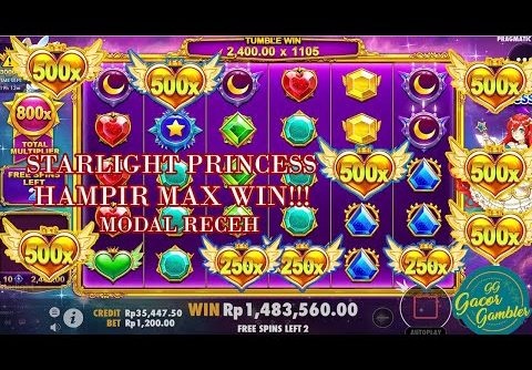 MAX WIN SLOT STARLIGHT PRINCESS | *HAMPIR #MAXWINSTARLIGHT #STARLIGHTPRINCESS