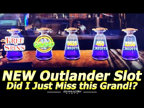 NEW Outlander Slot – Did I Just Miss the Grand Jackpot!? Live Play, Wheel Bonus and Picking Feature!