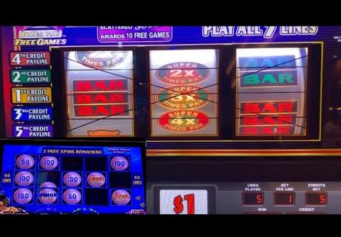 Super Times Pay 🎰 Slot Machine, Wild Red Sevens, & Mermaid Pearl Bonuses with a BIG Win!!