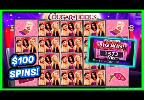 THIS GAME PAYS VERY WELL! 💋💰 Cougar Licious Slot! / ($100 SPINS) BIG WINS AND FREE SPINS!