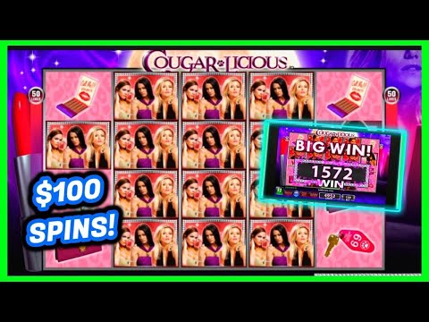 THIS GAME PAYS VERY WELL! 💋💰 Cougar Licious Slot! / ($100 SPINS) BIG WINS AND FREE SPINS!