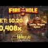 10,408x MEGA WIN ON $0.20 BET IN FIRE IN THE HOLE [PAYOUT: $2,081.60]