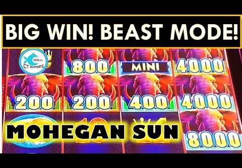 BEAST MODE BIG WIN on ATOMIC SPINS SLOT! MOHEGAN MONDAYS!